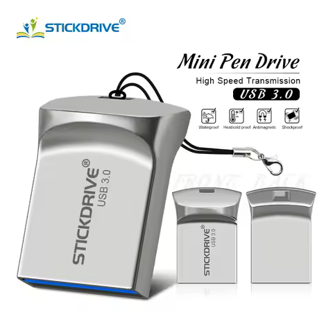 USB Flash Drive 3.0 16GB Pen Drive 64gb 32gb Metal Mini Memory Stick High Speed 128GB Flash U Disk Storage Devices