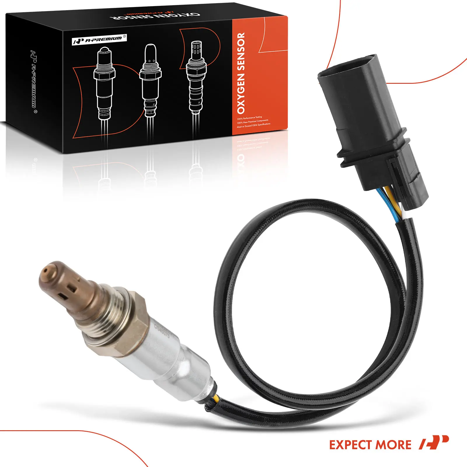 A-Premium Upstream O2 Oxygen Sensor for Mitsubishi Outlander 2014-2015 Dodge Dart 2013-2015 Fiat 500 2012-2015 2017