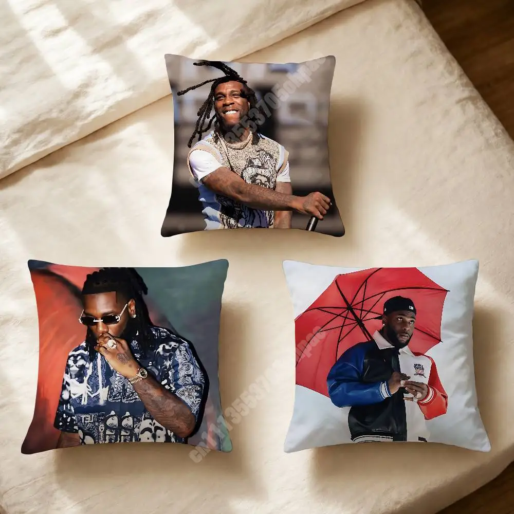 B-Burna B-Boy African Pop Singer Printed Pillow Cover Sofa Couch Bedroom Cinema Home Theater Decoration