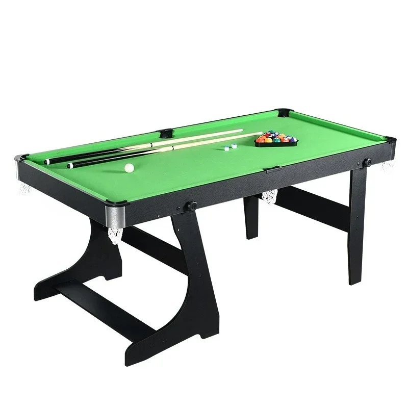 6 feet 1.8 meters indoor adult children's folding pool table snooker billiard  tennis