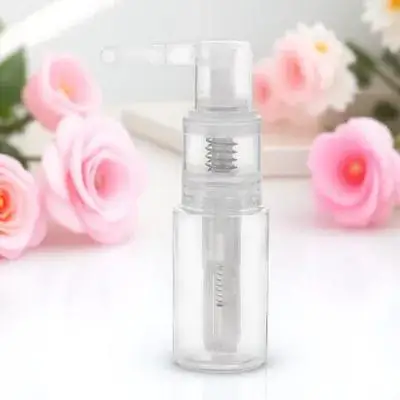 ขวดสเปรย์ผงแบบหัวฉีดยาวแบบรีฟิลได้ เครื่องพ่นผงแห้งแบบพกพา ดีไซน์กะทัดรัดสำหรับอุปกรณ์เสริมร้านตัดผม