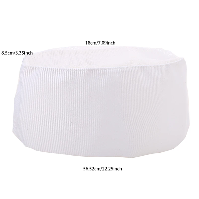 Cappello da cuoco Ristorante Cucina Baker Catering Berretto da cucina Donna Uomo Servizio di ristorazione Lavoro Maglia Top Fornello uniforme