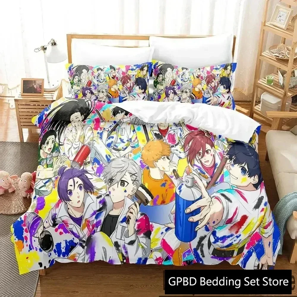 

3D Print Anime Blue Lock Bedding Set Boys Girls Twin Queen King Size Duvet Cover Pillowcase Bed boys Adult Home Textileextile