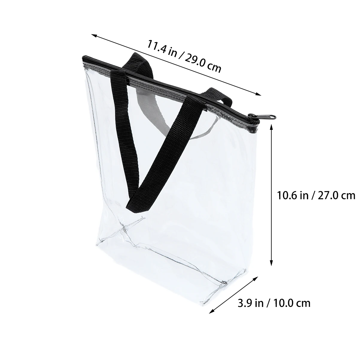 

Portable Toiletry Waterproof Transparent Wash Bag Black Makeup Pouch ganizer Travel Wash Bag Bags Storage