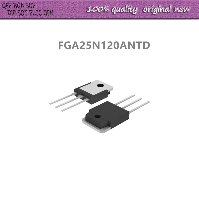 

5Pcs/Lot FGA25N120 25N120 FGA25N120ANTD TO-3P