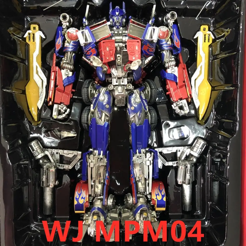 

IN STOCK WJ MPM04 MPM-04 Transformation OP Commander Swordsman Black Apple W8606 OP Oversized Diecast Version Action Figure