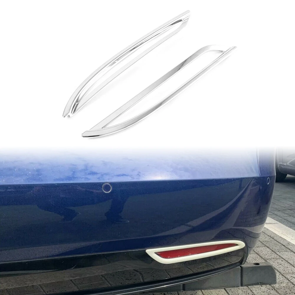 Car Rear Fog Light Cover Trim, Tail Lamp Frame, Styling Acessórios para Tesla Modelo Y