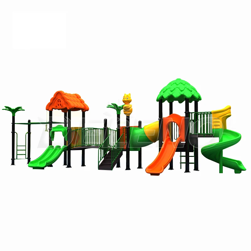 

Children's Indoor Outdoor Playground Equipment Plastic Garden Educational School Residential Amusement Park with Combining Slide
