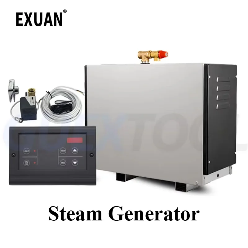 

4.5KW/6KW/9KW/12KW/15KW/18KW/21KWStainless Steel Steam Generator Household Sauna Room Steam Bath Machine With Digital Controller