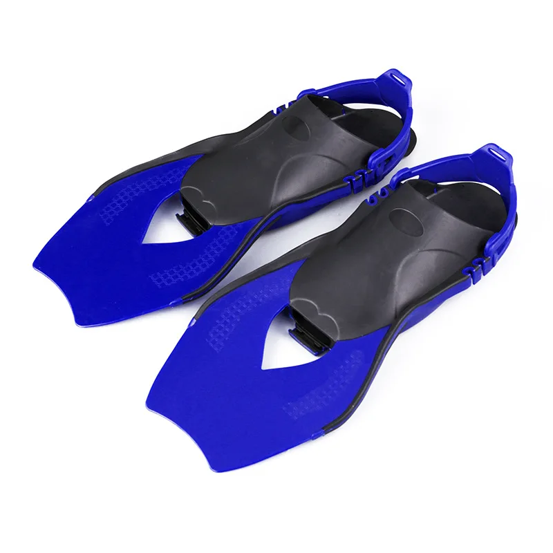 New Adjustable Open Heel Swimming Flippers Practice Swimming Snorkeling Auxiliary Flippers Water Swimming Equipment