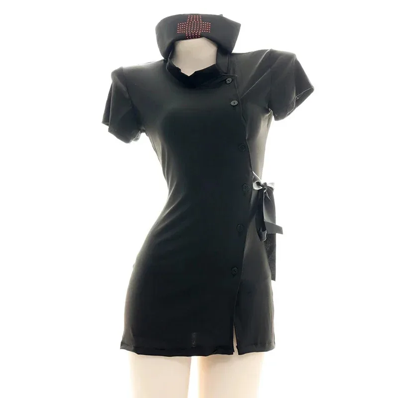 Vestido de enfermera para niña, disfraz de uniforme, camisón de sirvienta para mujer, pijamas, trajes de Club de fiesta, ropa de Anime;3,v'5.t;8,