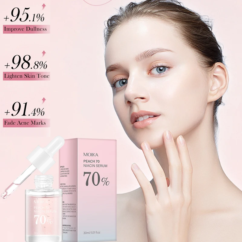 

Укрепляющая увлажняющая сыворотка для лица Уход за кожей Ниацинамидная сыворотка против морщин Сужение пор Гладкая осветляющая эссенция для лица