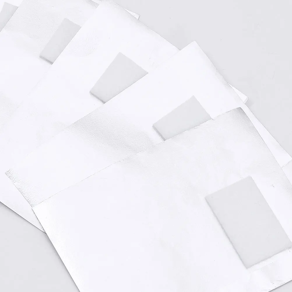 100 pezzi di foglio di rimozione smalto per unghie avvolge foglio di alluminio per unghie Soak Off Gel Polish Remover Pad fogli per salone e uso domestico