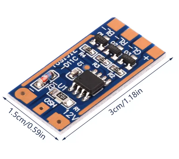 DC5-12V 11-وضع مفتاح التبديل تغيير لون LED وحدة RGB وامض وحدة عالية وحدة القيادة الحالية 10 قطعة