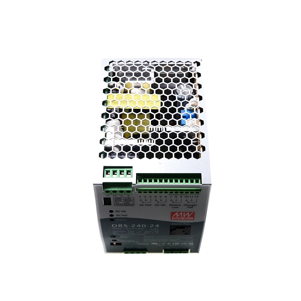 (MEAN WELL)DRS-240/480 transform -12/24/36/48 Voltage All in one Intelligent Security Power Supply 90-305VAC Input Industrial