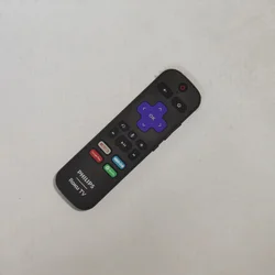 Philips Roku TV Bluetooth voice-enabled TV remote control with four shortcut function keys