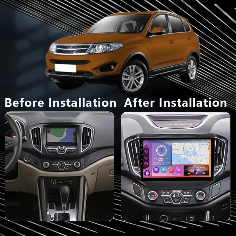 QSZN Android 13 For Chery Tiggo 5 2014-2020 Car Radio Multimedia Video Player Navigation Stereo Carplay GPS WIFI No 2Din 4G DVD