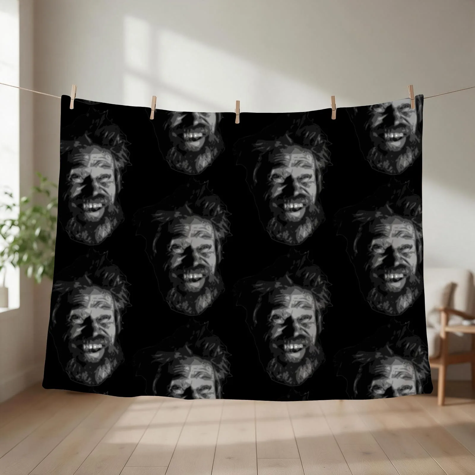 The Lighthouse, Dafoe Laughing Throw Blanket Custom blankets ands Soft Plush Plaid Travel Blankets