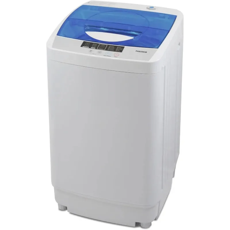 

Portable Washing Machine 10 LBS Load Volume, Fully Automatic 1.34 Cu.ft Laundry Washer with Built-in Drain Pump,