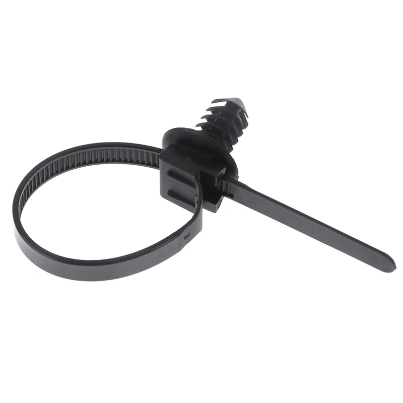 M6 M8 M10 Threaded Nylon Cable Tie Clips Removable Push Mount Fasteners for Car Motorcycle