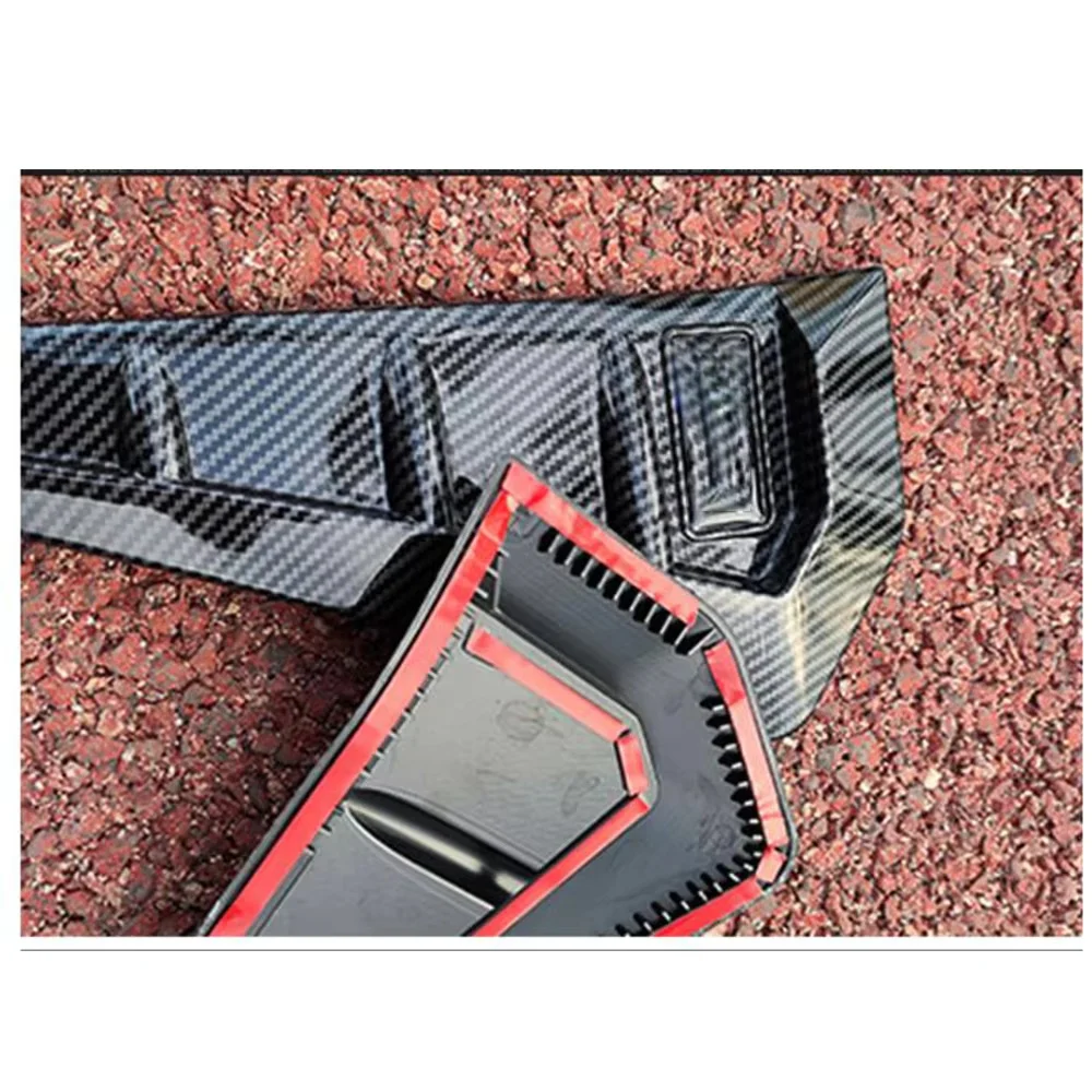 For MG GT MG 5 2022 2023 Carbon Black Car Side Wing Fender Door Emblem Badge Sticker Garnish Spoiler Trim ABS chrome Accessories