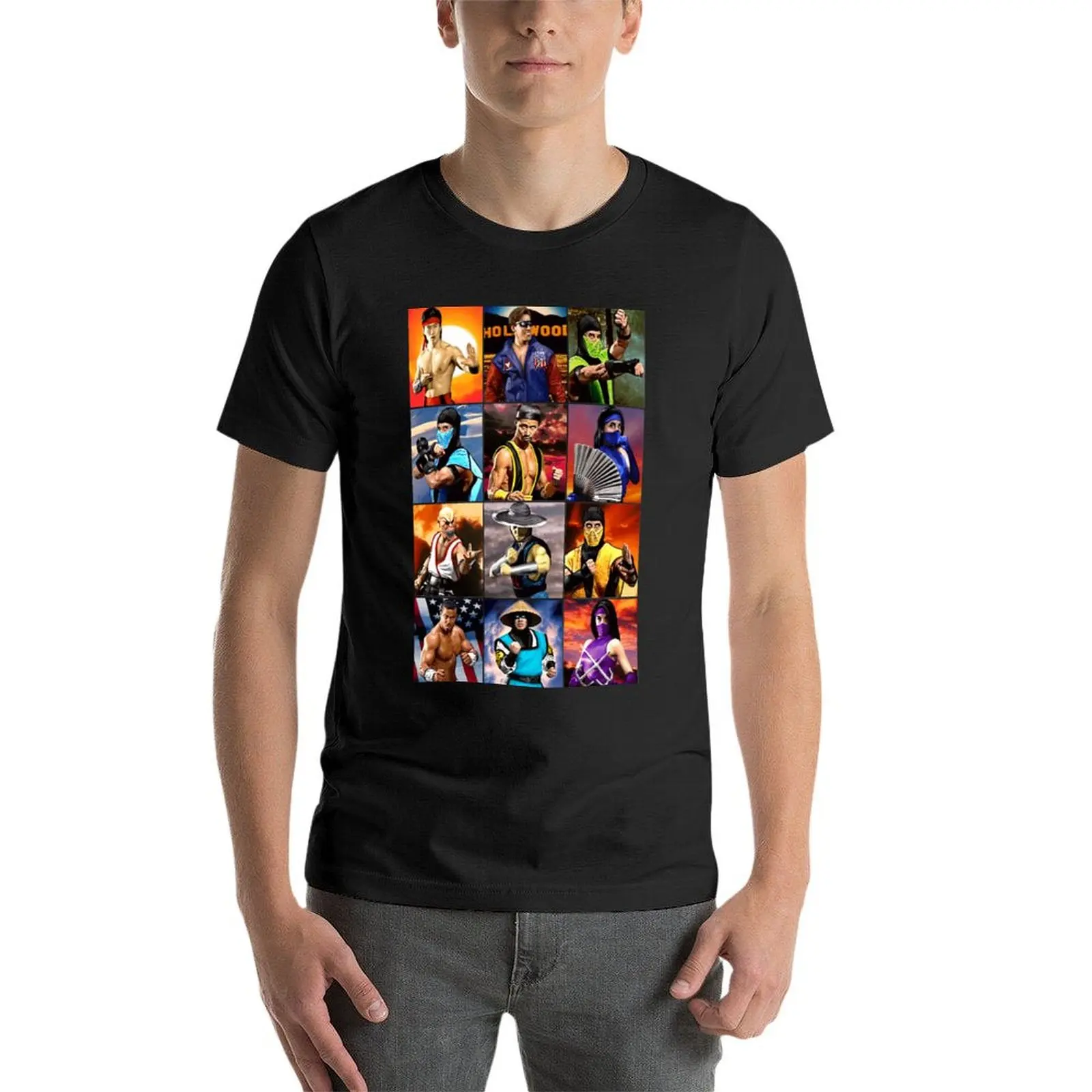 Mortal Kombat 2 Kombatants T-Shirt funnys anime clothes sublime mens t shirts casual stylish