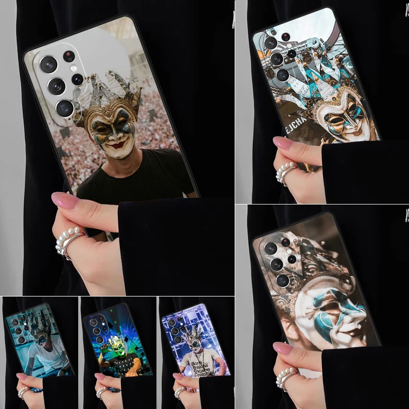 Чехол для телефона Boris Brejcha DJ для Samsung Galaxy S25 S24FE S23 S22 S21FE S20 S10 Plus Ultra Note20 10Pro, мягкий черный чехол