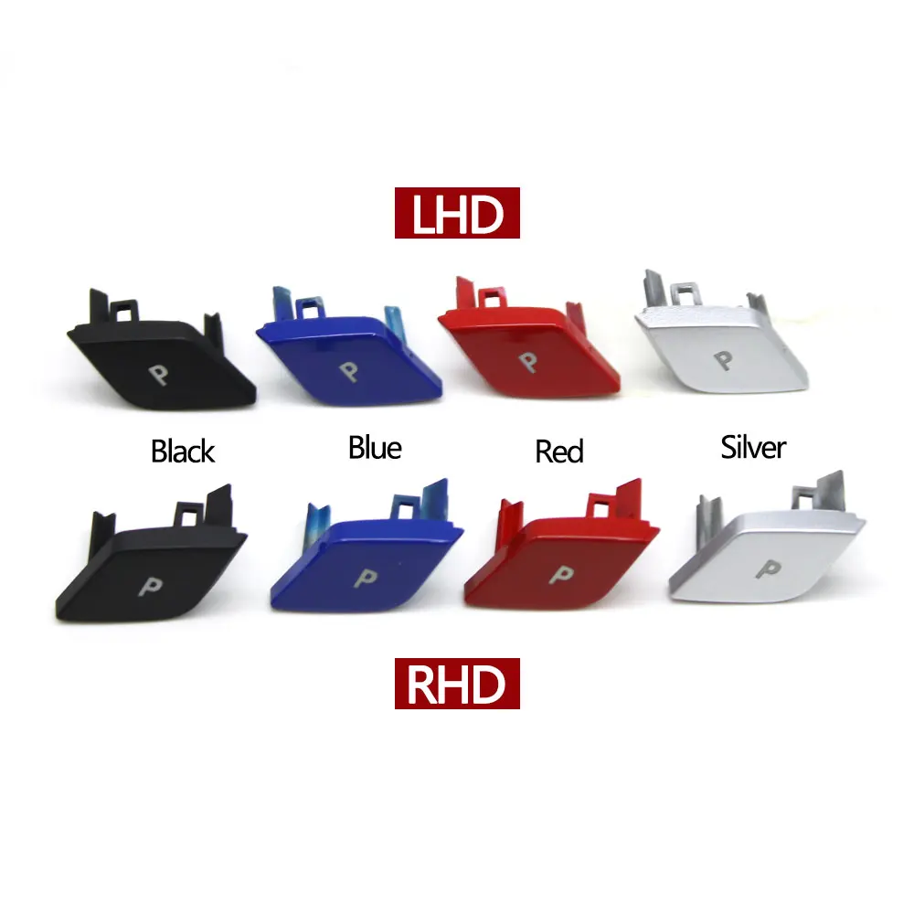 LHD RHD Car Gear Lever Auto Parking Letter P Button Cap For BMW 5 6 7 X3 X4 Series G30 G31 G32 G11 G12 G01 G02 61316817624