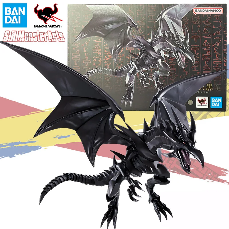 

Bandai Yu-Gi-Oh Duel Monsters S.H.MonsterArts SHM Red Eyes Black Dragon Anime Action Figure Finished Model Kit Toy Gift for Kids