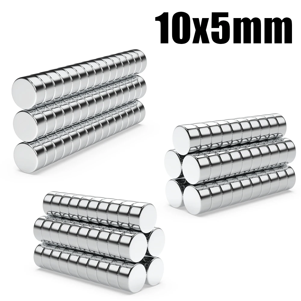 

5~200pcs Strong Round Magnet 10x5mm for Fridge Magnetic DIY Projects Office Whiteboard Use Refrigerator Magnets 10*5