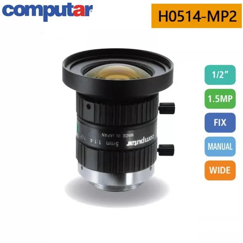 

All-new Computar M0514-MP2 original 5MM focal length F1.4 industrial camera fixed focal lens