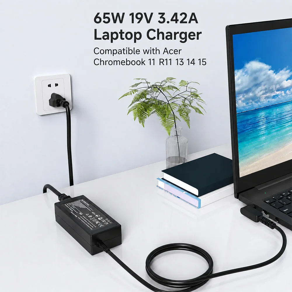 65W 65W 19V 3.42A AC Adapter Laptop Charger for Acer Chromebook 11 13 14 15 R11 C740 C720 C738T CB3-532 CB3-131 CB5-571 - Aliexpress Deal