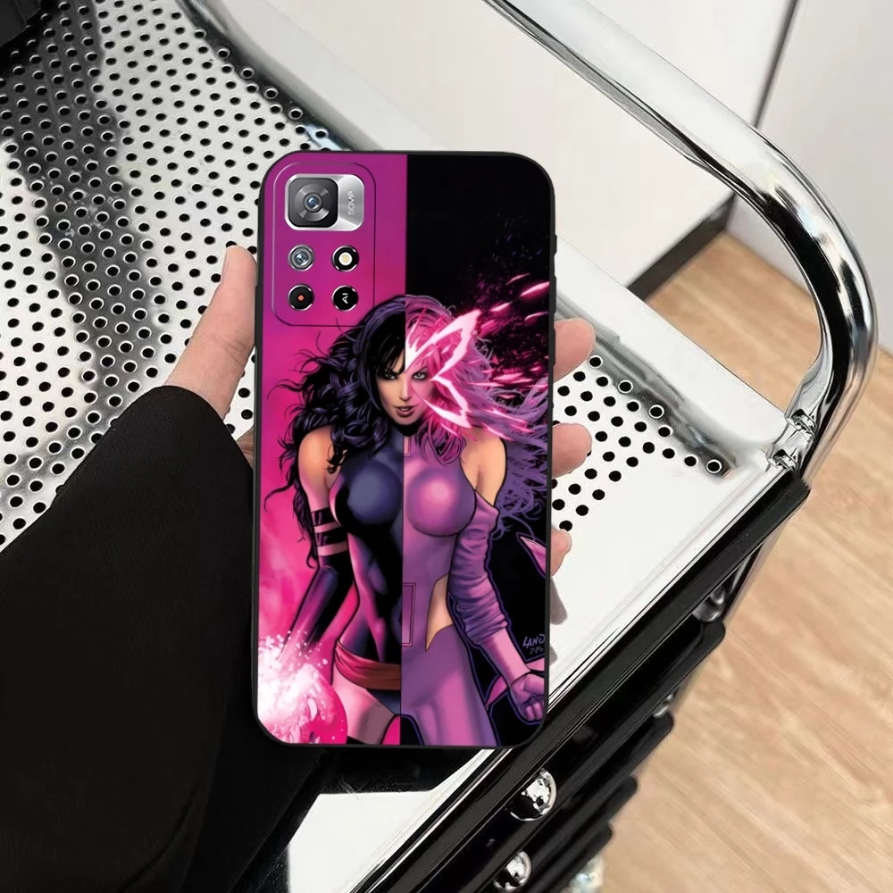 P-psylocke-funda protectora para teléfono móvil, carcasa para redmi Xiaomi 10, 11, 12, 13, 14 lite pro ultra x tpro sultra spro s 5g