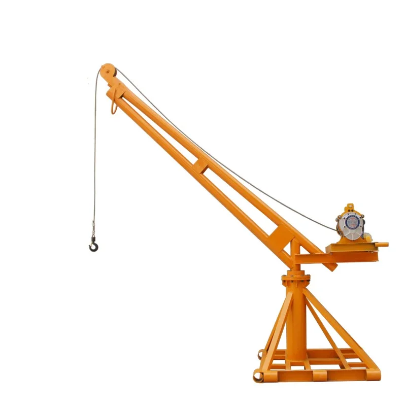 Electric Lift Construction Material Lifting Hoist Load 200-500kg Stationary Cargo Crane Custom