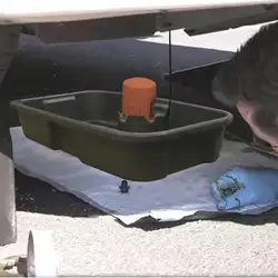 Oil Drain Pan Under Car Prevents Spills Automotive Accessories Oil Drip Tray