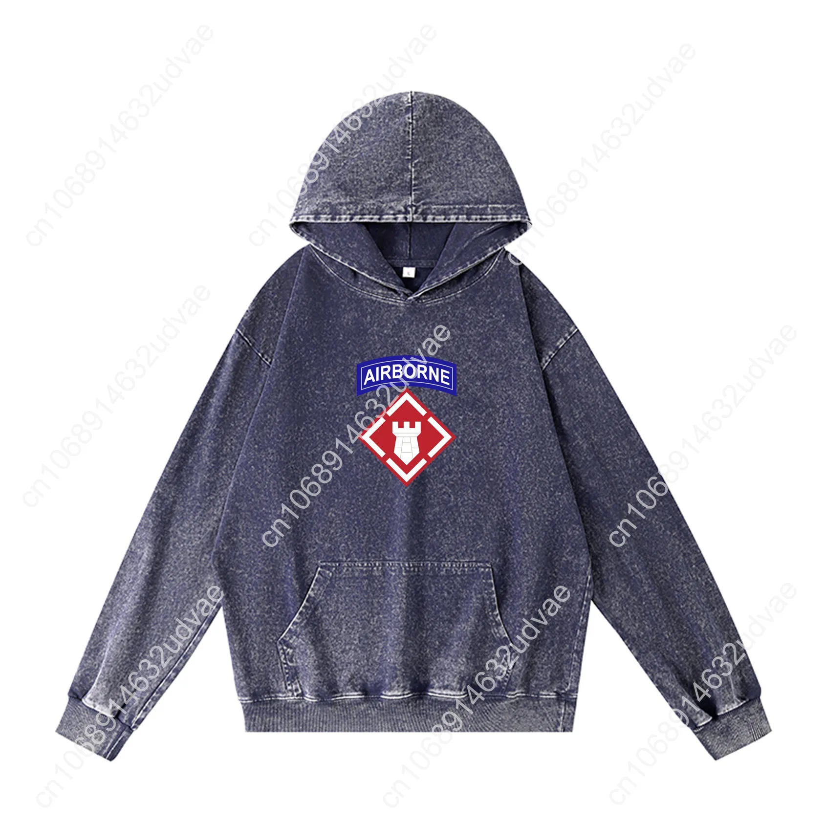 20th Engineer Brigade EN Airborne Felpe con cappuccio Felpa con cappuccio retrò Uomo Donna Adolescente Pullover vintage Sudore Top personalizzati