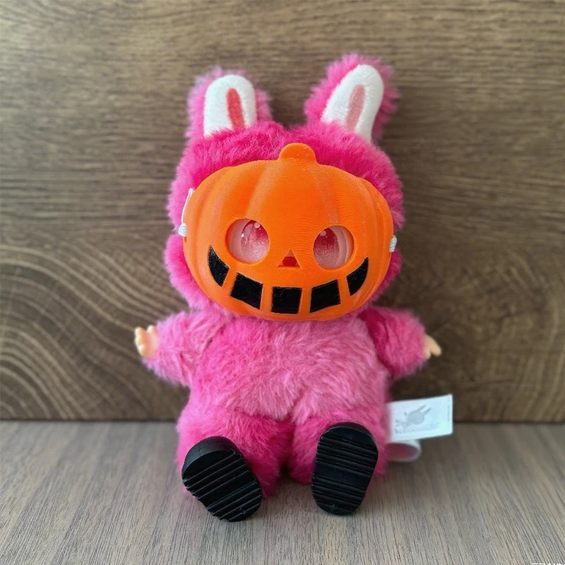 

Mini Doll Accessories DIY Creative Gifts For 17cm Labubu V1 V2 V3 Scary Mask Halloween Decoration Gift