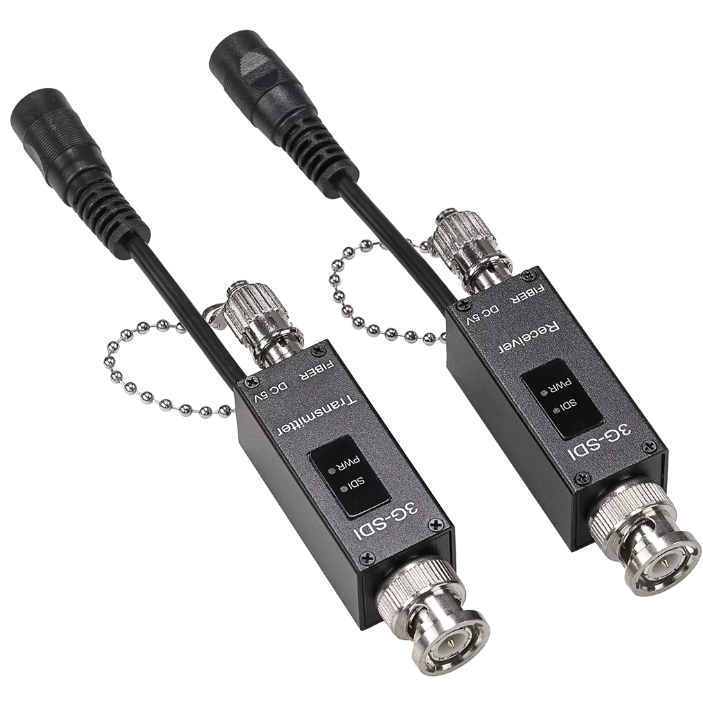 HO-LINK HL-S3G-ST-MN Mini 1-Channel 3G-SDI Fiber Converter 20KM Transmission Optical Fiber for CCTV/Broadcast/Security