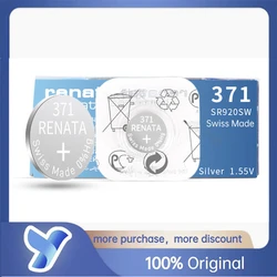 10pcs/lot Renata 371 SR920SW Swiss Watch Battery capacitor Car key