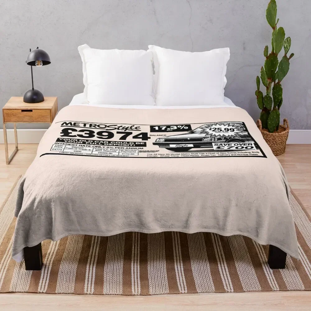 AUSTIN ROVER METRO Throw Blanket Heavy Polar Blankets