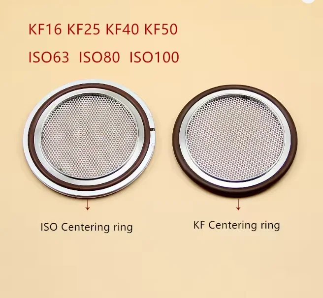 ISO63 ISO80 ISO100 ISO160 ISO200 ISO250 Stainless Steel Vacuum Plat Screen Bracket Filter Bracket Net with Aluminum Outer Ring