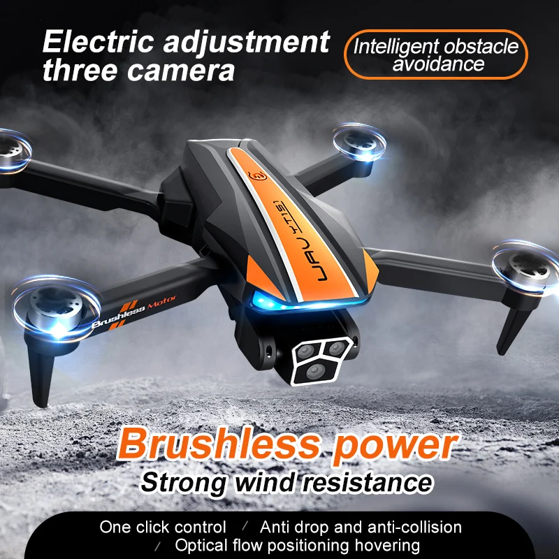 New YT151 Brushless Dron Four Axis Aircraft Electric Adjustment 4K FPV Three Camera With Optical Flow Obstacle Avoidance Drone