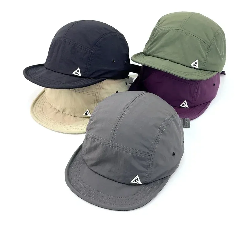 5 Panel Short Brim Quick-drying Golf Baseball Caps Men\'s Soft Lightweight Sports Running Cap Unisex Outdoor  UPF50+ Peaked Cap