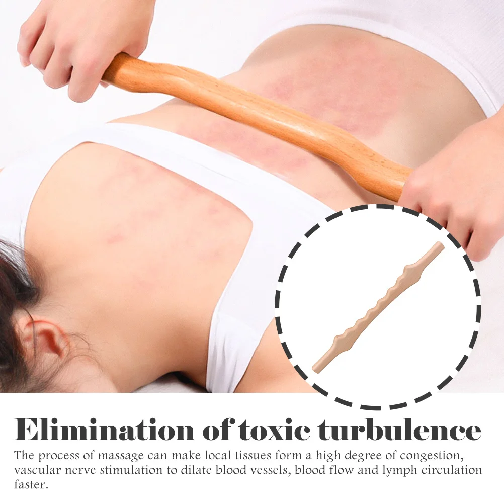 

Деревянный массажер для спины и тела, катящаяся палочка, прочные инструменты для здоровья, практичный профессиональный дизайн зубов, палочки для живота, способствующие