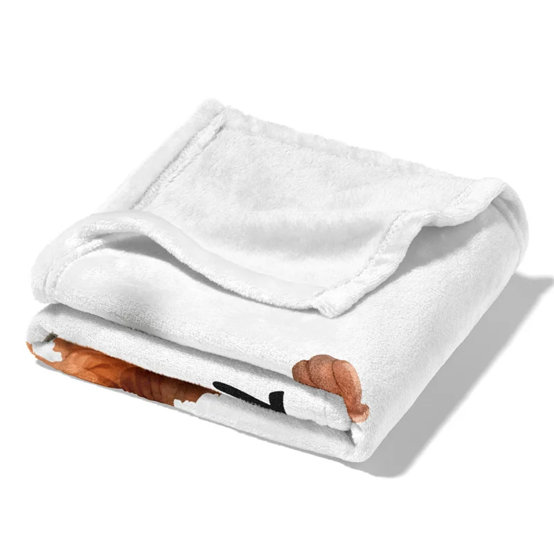 Aertemisi Team Punch Throw Blanket Baby Monkey Punch Soft Fleece Blanket for Couch Bedroom Living Room Travel