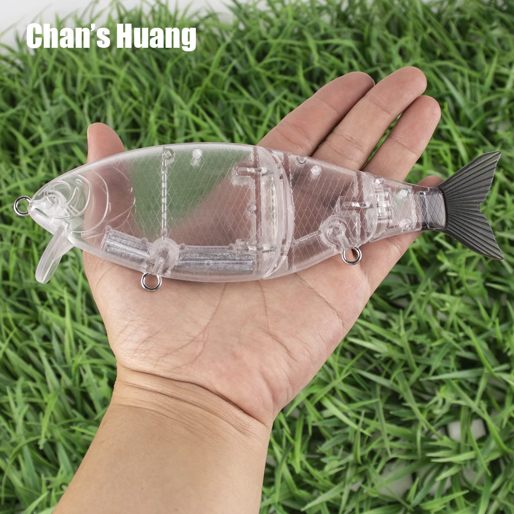

Chan's Huang 10PCS Unpainted Wakb Bait Swimbait 180MM 60G Floating 3 Segments Swimbait Fishing Lure Blanks Artificial Hard Bait