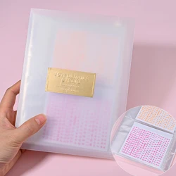 Nail Art Stickers Storage Book Plastic Empty Collecting Album 80/120Slots Photoes/Decals Organizer/Display Showing NoteBooks GT#