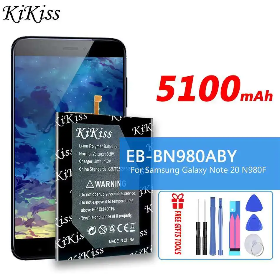 

Safe EB-BN980ABY Mobile Phone Battery For Samsung Galaxy Note 20 N980F SM-N980F DS N980 5100mAh