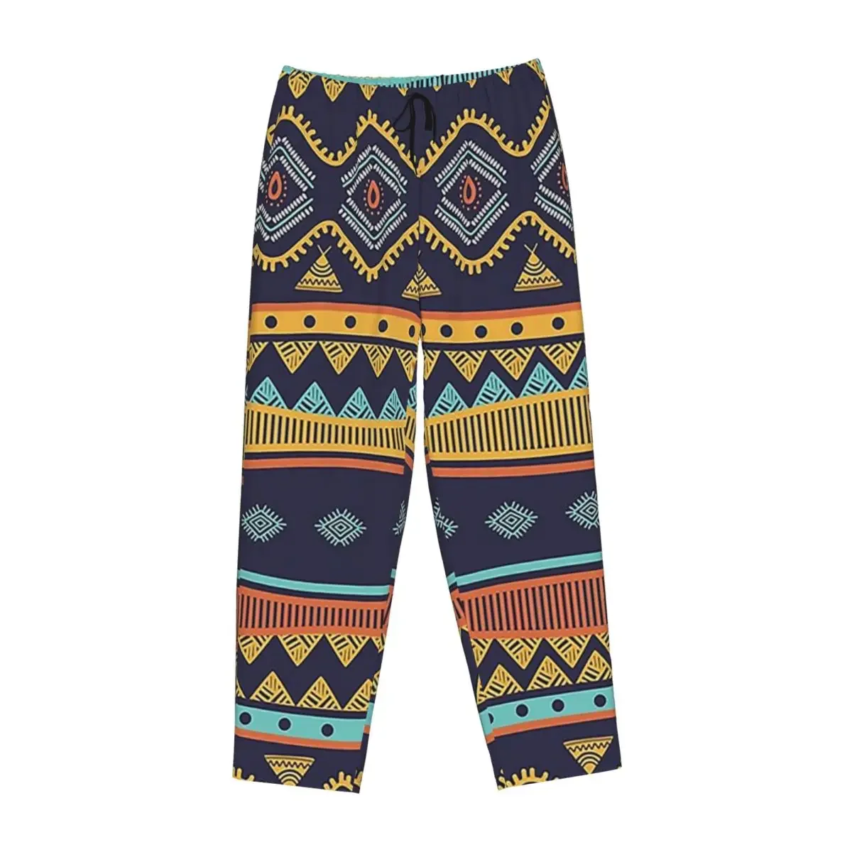 

Женские пижамные брюки с африканским племенным узором, для дома и сна, с карманами