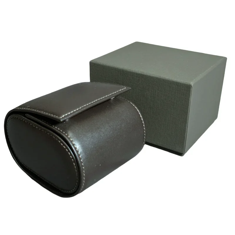 Роскошный Новый Модный Коричневый Черный Ретро Высококачественный бархатный футляр для часов из искусственной кожи для путешествий с витриной для ювелирных изделий бумажная сумка для хранения